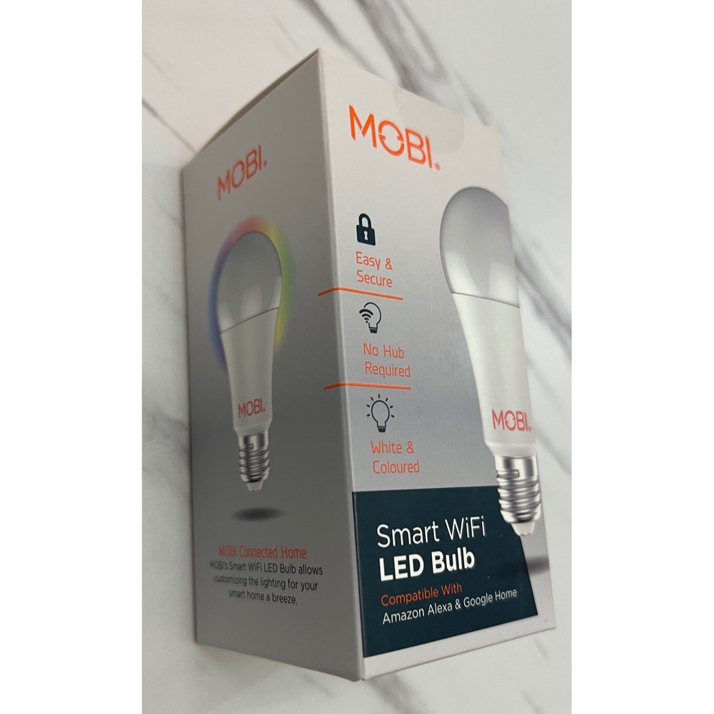 MOBI Smart WiFi LED Bulb White &‎ Coloured Alexa Google Home Model 70267 NEW - Picture 4 of 6